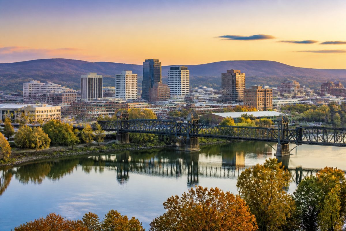 Arkansas landscape and skyline