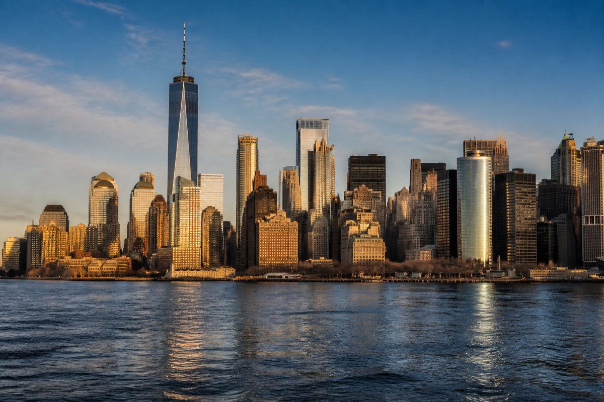 New York landscape and skyline